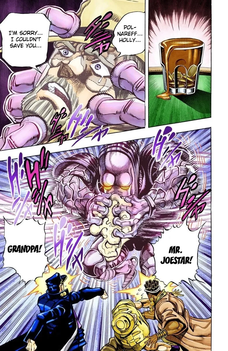 JoJo no Kimyou na Bouken Part 3: Stardust Crusaders Colored Manga — Chapter 100 — Page 9