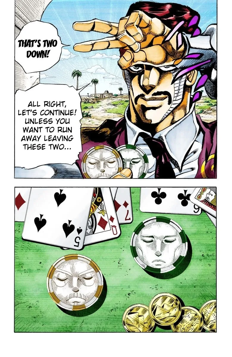 JoJo no Kimyou na Bouken Part 3: Stardust Crusaders Colored Manga — Chapter 100 — Page 11