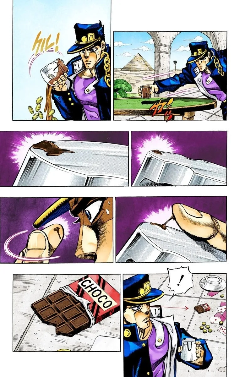 JoJo no Kimyou na Bouken Part 3: Stardust Crusaders Colored Manga — Chapter 100 — Page 13