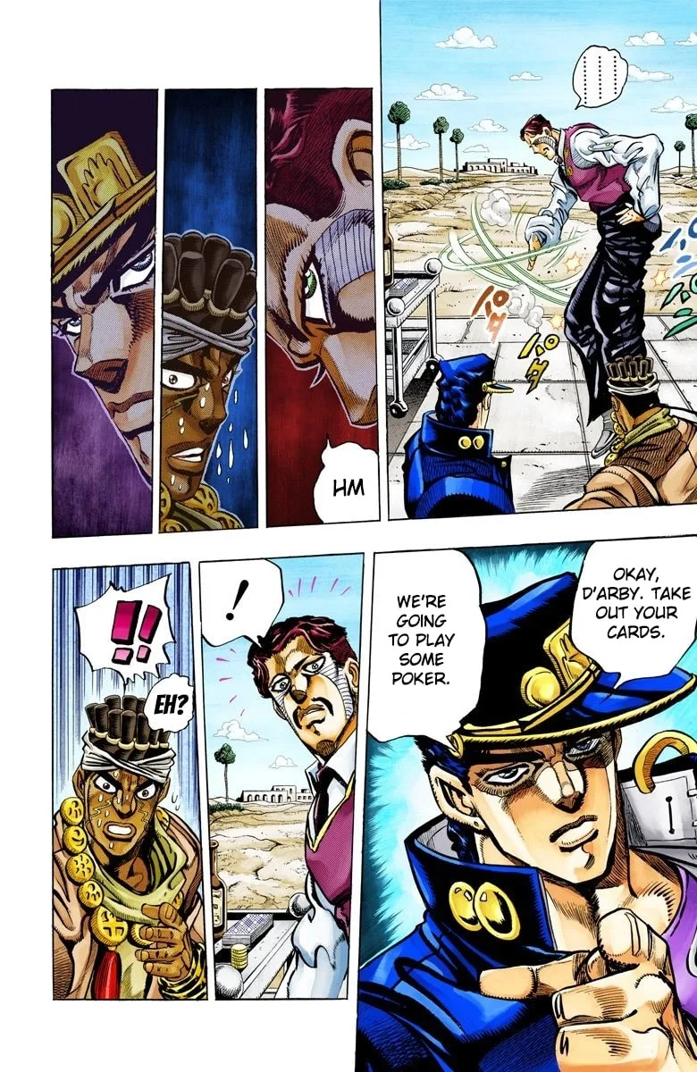 JoJo no Kimyou na Bouken Part 3: Stardust Crusaders Colored Manga — Chapter 100 — Page 16