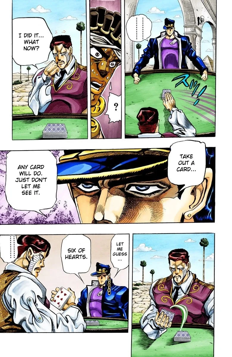 JoJo no Kimyou na Bouken Part 3: Stardust Crusaders Colored Manga — Chapter 100 — Page 19