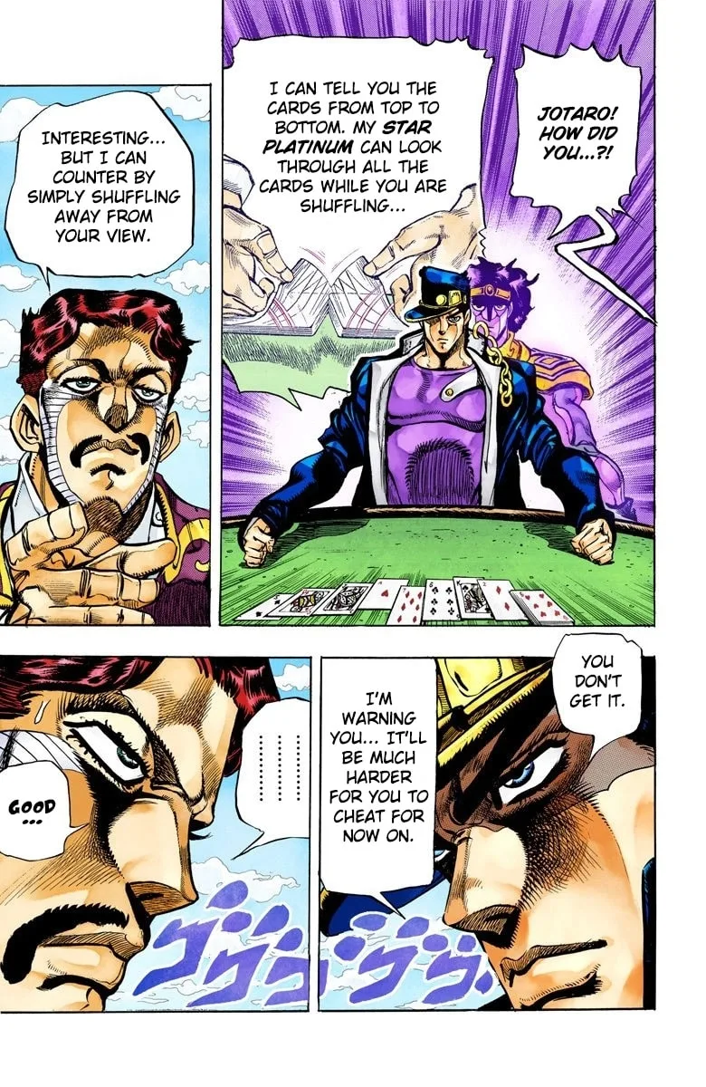 JoJo no Kimyou na Bouken Part 3: Stardust Crusaders Colored Manga — Chapter 100 — Page 21