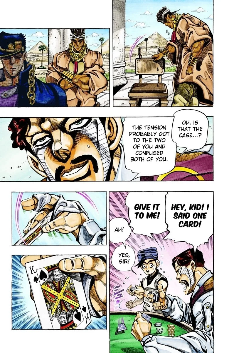JoJo no Kimyou na Bouken Part 3: Stardust Crusaders Colored Manga β Chapter 102 β Page 13