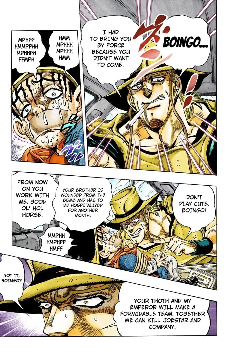JoJo no Kimyou na Bouken Part 3: Stardust Crusaders Colored Manga — Chapter 104 — Page 7