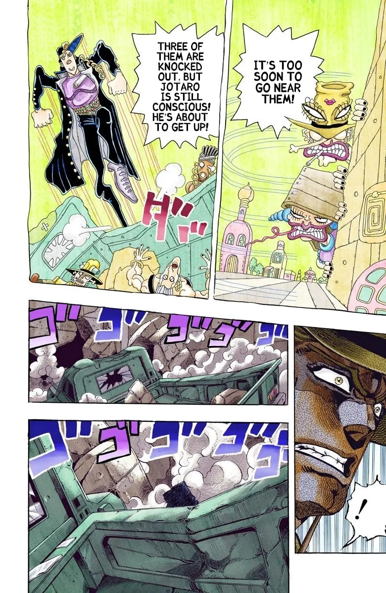 JoJo no Kimyou na Bouken Part 3: Stardust Crusaders Colored Manga — Chapter 107 — Page 4