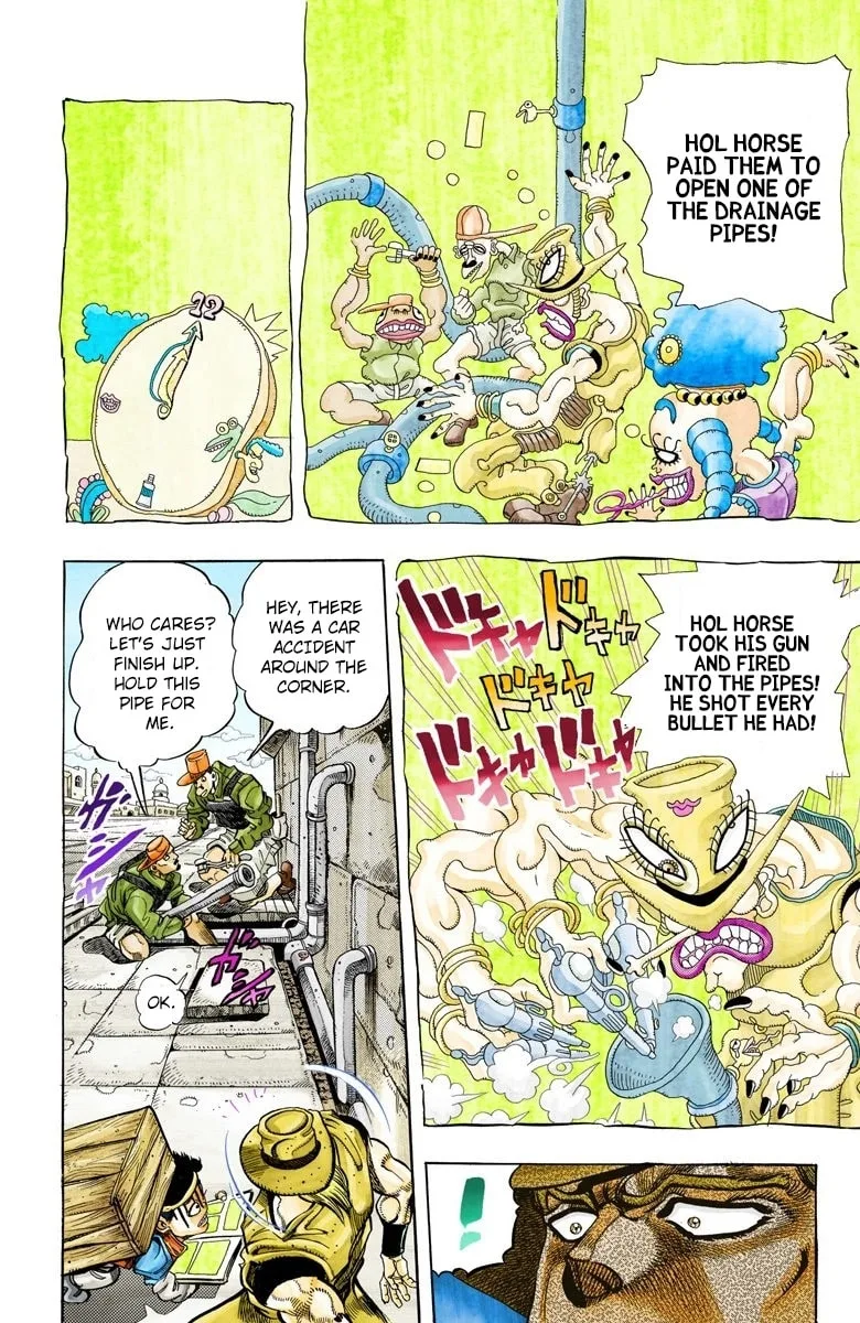 JoJo no Kimyou na Bouken Part 3: Stardust Crusaders Colored Manga — Chapter 107 — Page 8