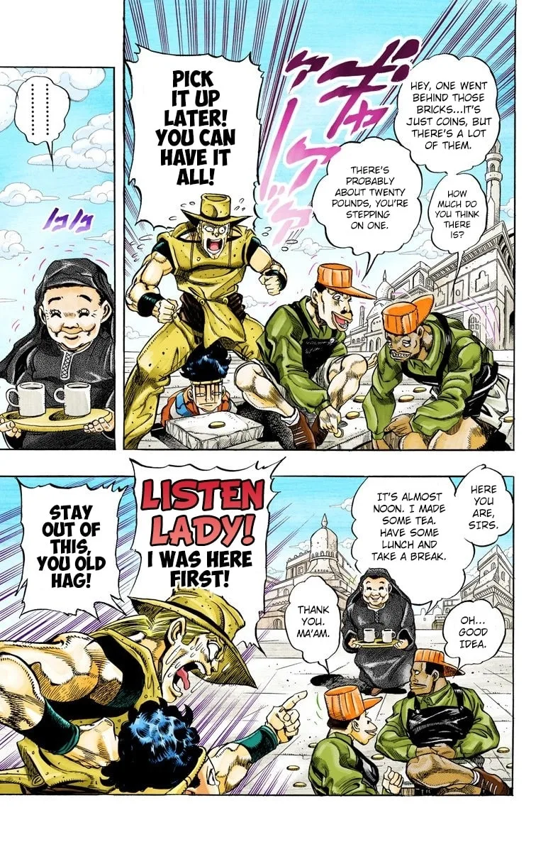 JoJo no Kimyou na Bouken Part 3: Stardust Crusaders Colored Manga — Chapter 107 — Page 19