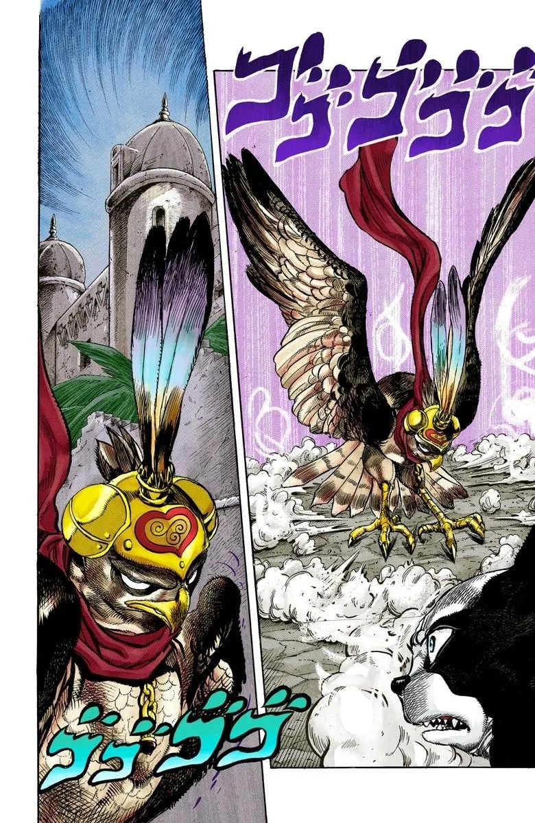 JoJo no Kimyou na Bouken Part 3: Stardust Crusaders Colored Manga — Chapter 110 — Page 3