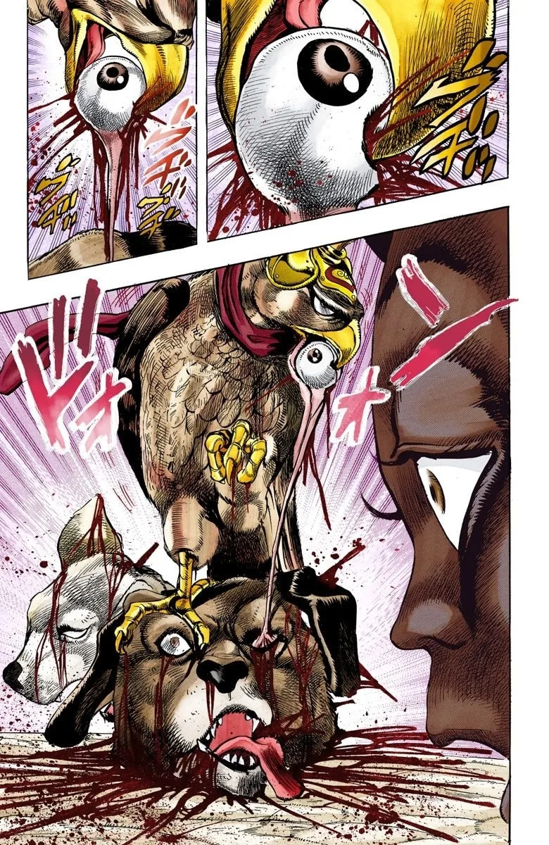 JoJo no Kimyou na Bouken Part 3: Stardust Crusaders Colored Manga — Chapter 110 — Page 9