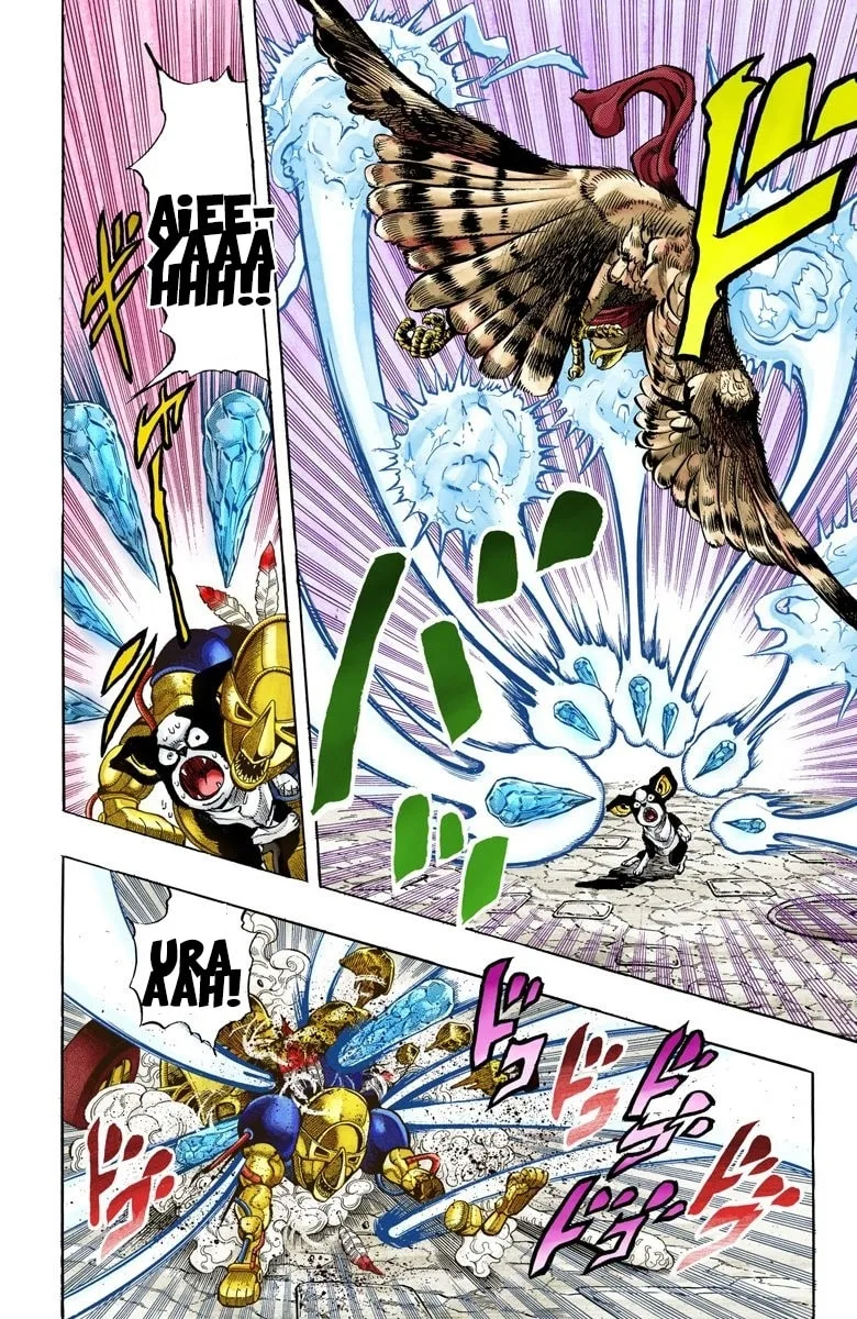 JoJo no Kimyou na Bouken Part 3: Stardust Crusaders Colored Manga — Chapter 111 — Page 12