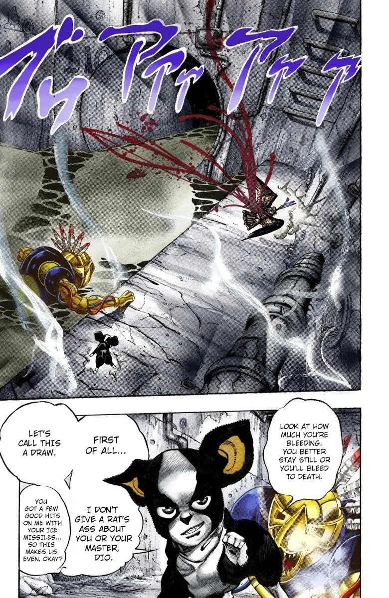 JoJo no Kimyou na Bouken Part 3: Stardust Crusaders Colored Manga — Chapter 112 — Page 4