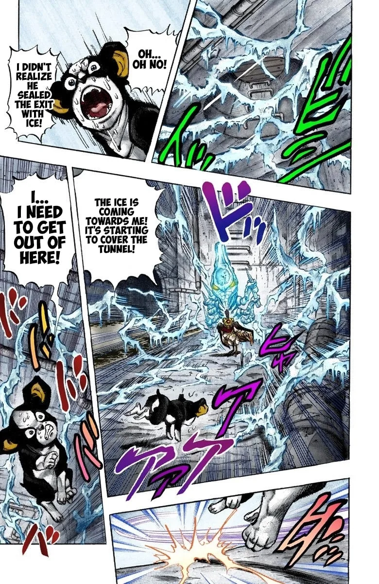 JoJo no Kimyou na Bouken Part 3: Stardust Crusaders Colored Manga — Chapter 112 — Page 8