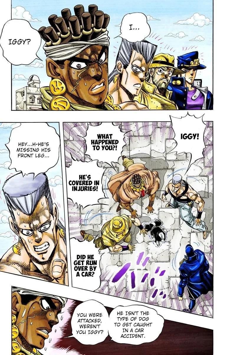 JoJo no Kimyou na Bouken Part 3: Stardust Crusaders Colored Manga — Chapter 114 — Page 3