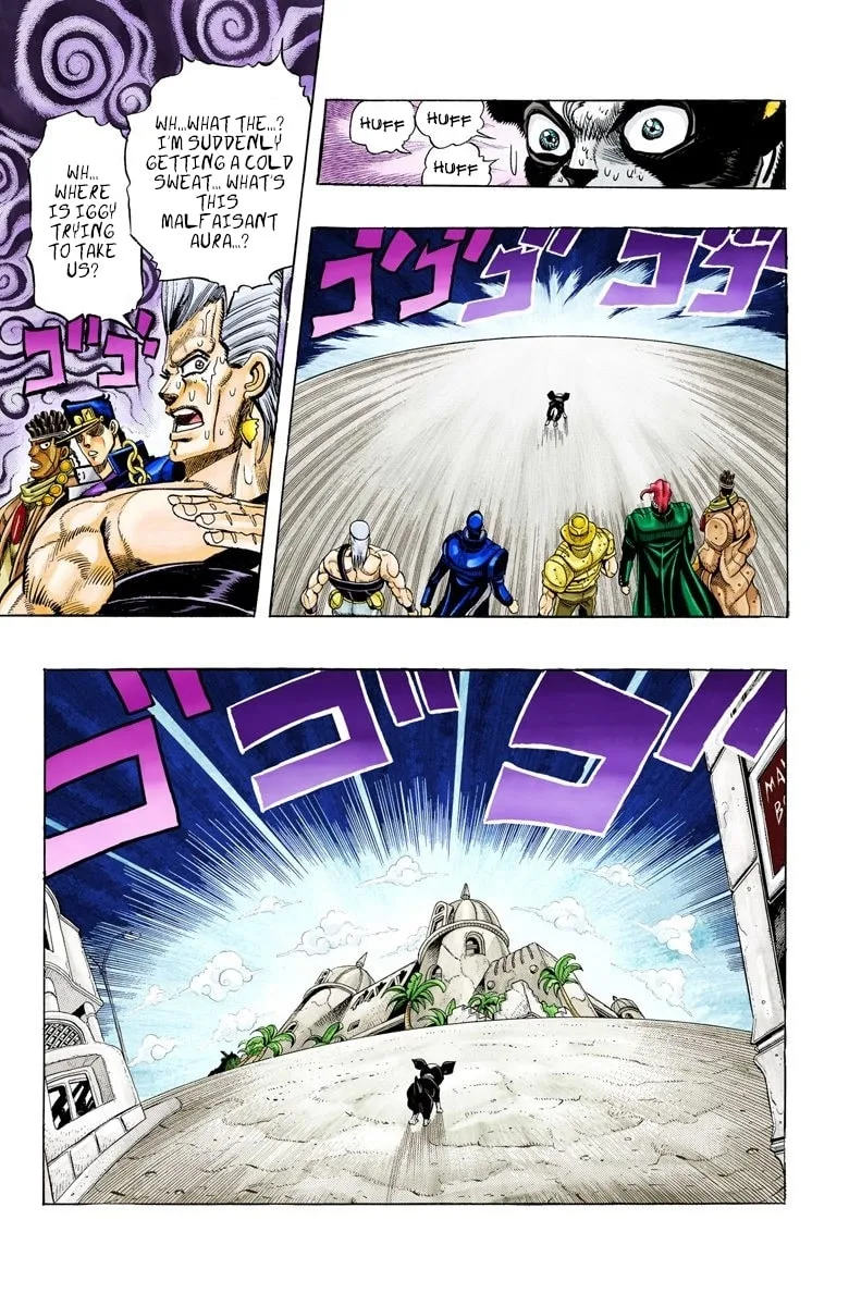 JoJo no Kimyou na Bouken Part 3: Stardust Crusaders Colored Manga — Chapter 114 — Page 9