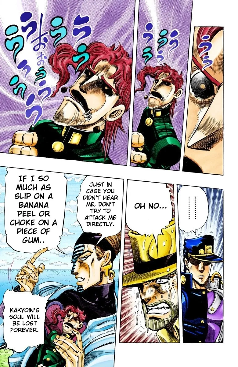 JoJo no Kimyou na Bouken Part 3: Stardust Crusaders Colored Manga — Chapter 120 — Page 3