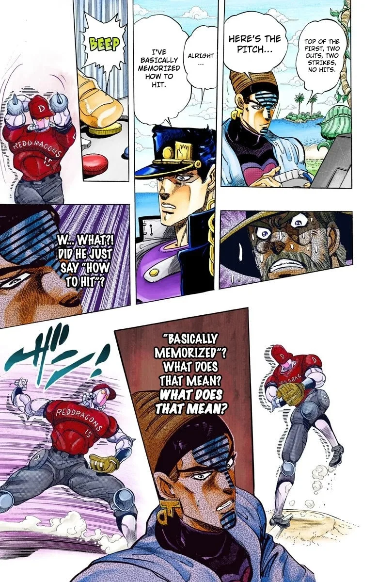 JoJo no Kimyou na Bouken Part 3: Stardust Crusaders Colored Manga — Chapter 121 — Page 12