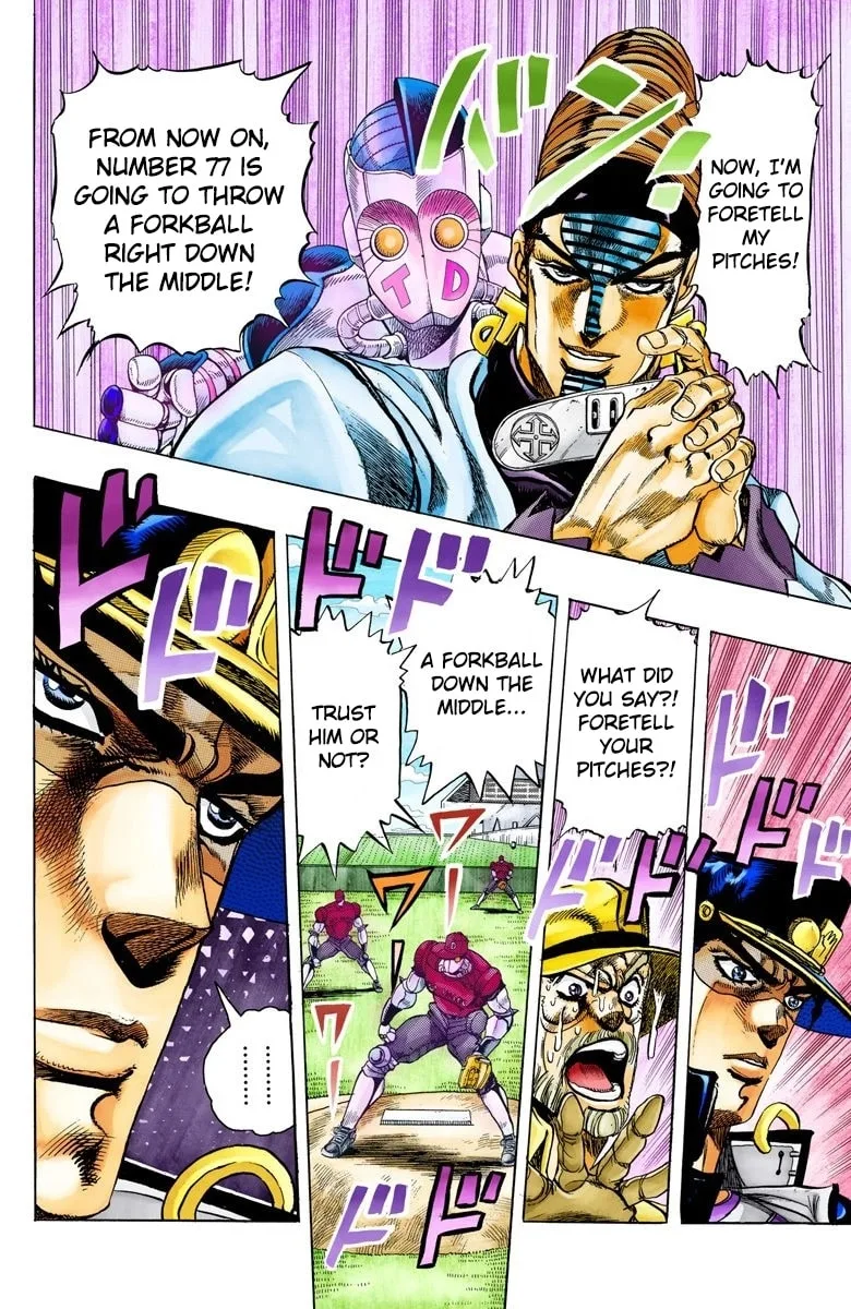 JoJo no Kimyou na Bouken Part 3: Stardust Crusaders Colored Manga — Chapter 122 — Page 8