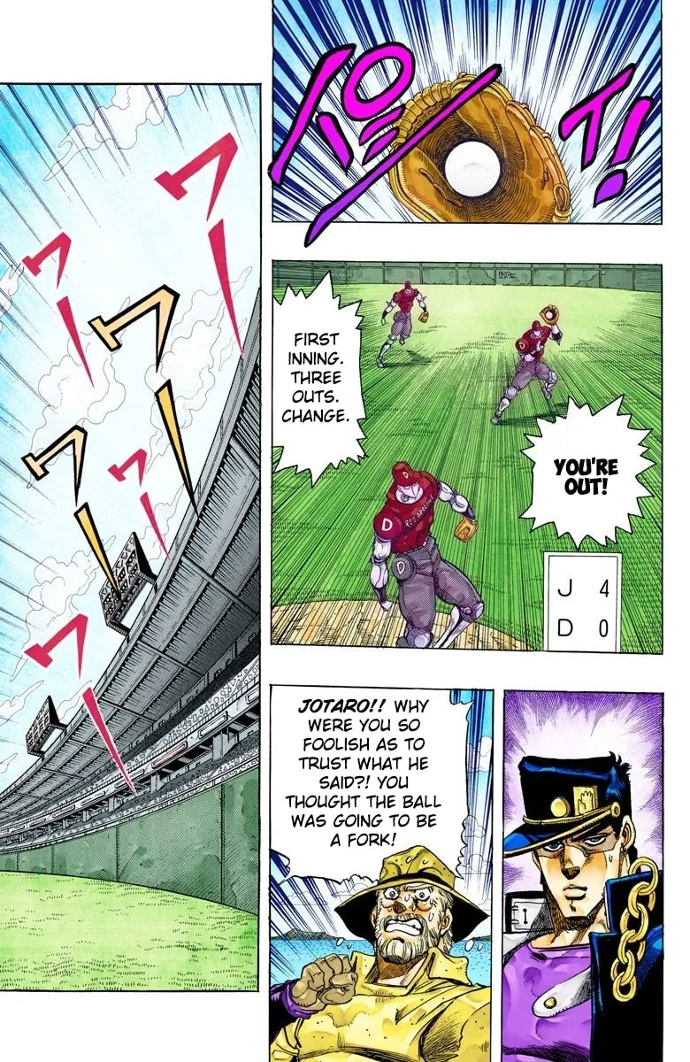 JoJo no Kimyou na Bouken Part 3: Stardust Crusaders Colored Manga — Chapter 122 — Page 12