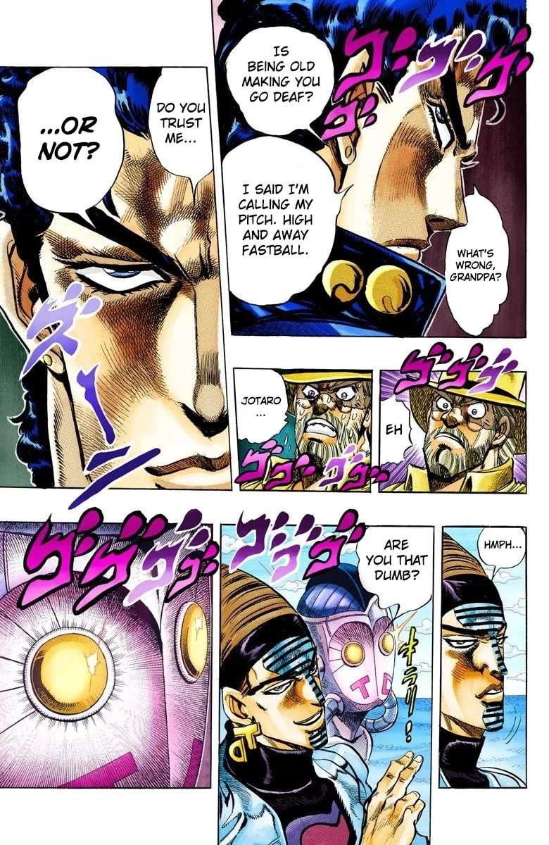 JoJo no Kimyou na Bouken Part 3: Stardust Crusaders Colored Manga — Chapter 123 — Page 8