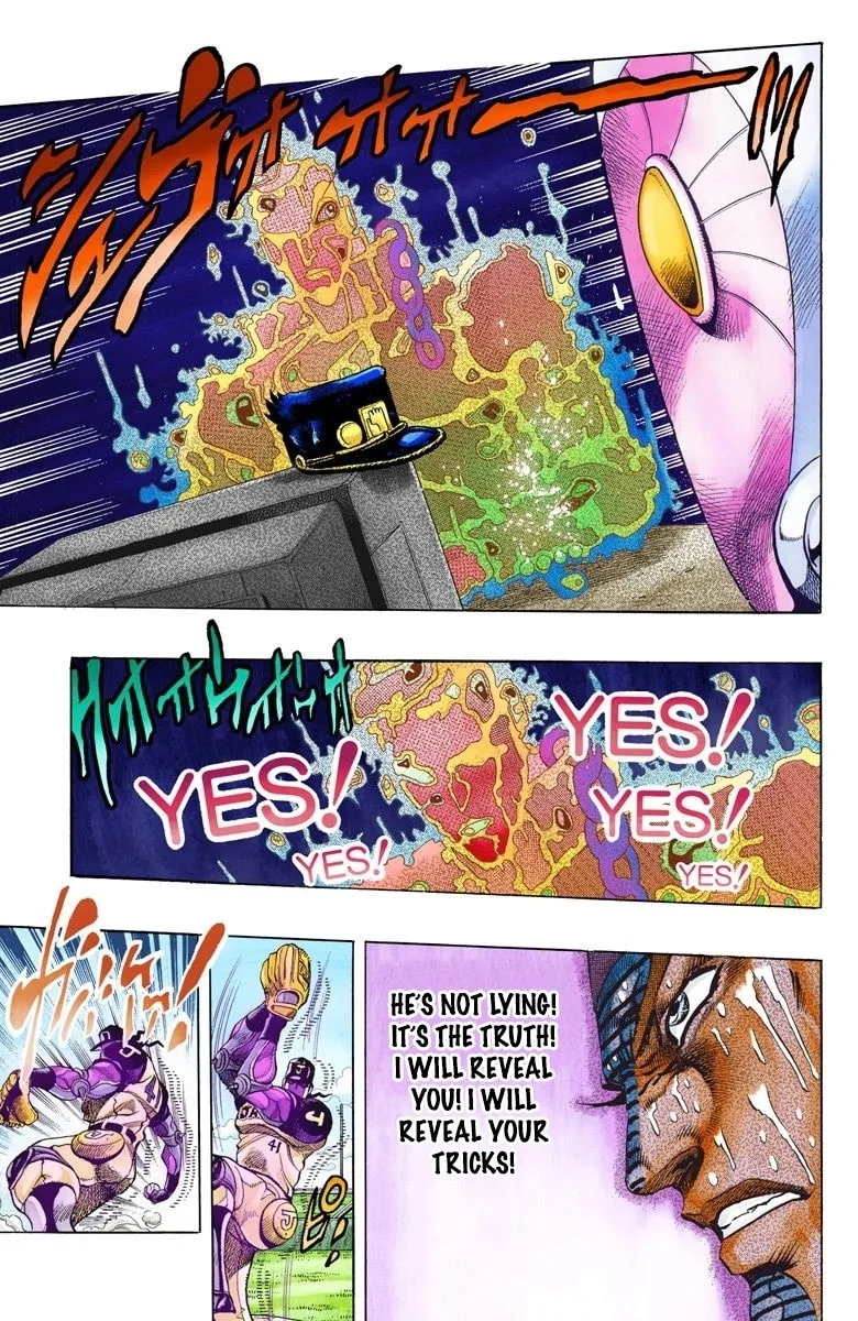 JoJo no Kimyou na Bouken Part 3: Stardust Crusaders Colored Manga — Chapter 124 — Page 3
