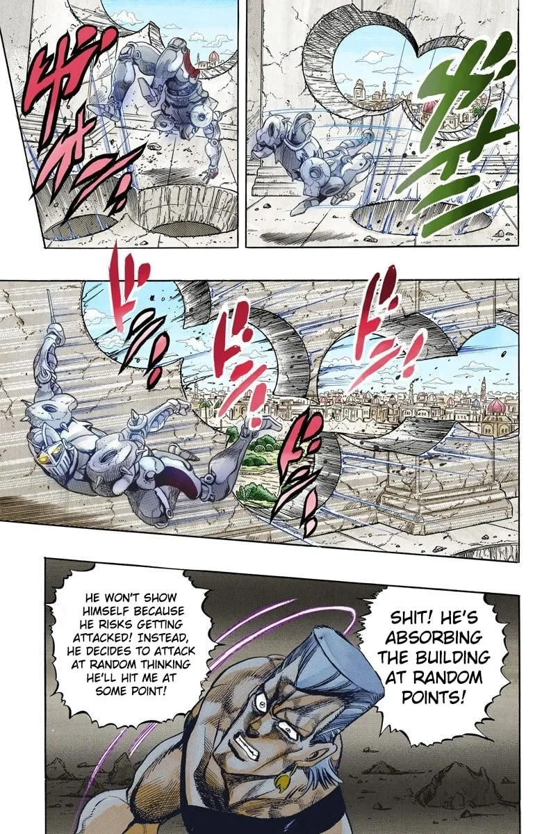 JoJo no Kimyou na Bouken Part 3: Stardust Crusaders Colored Manga — Chapter 130 — Page 15