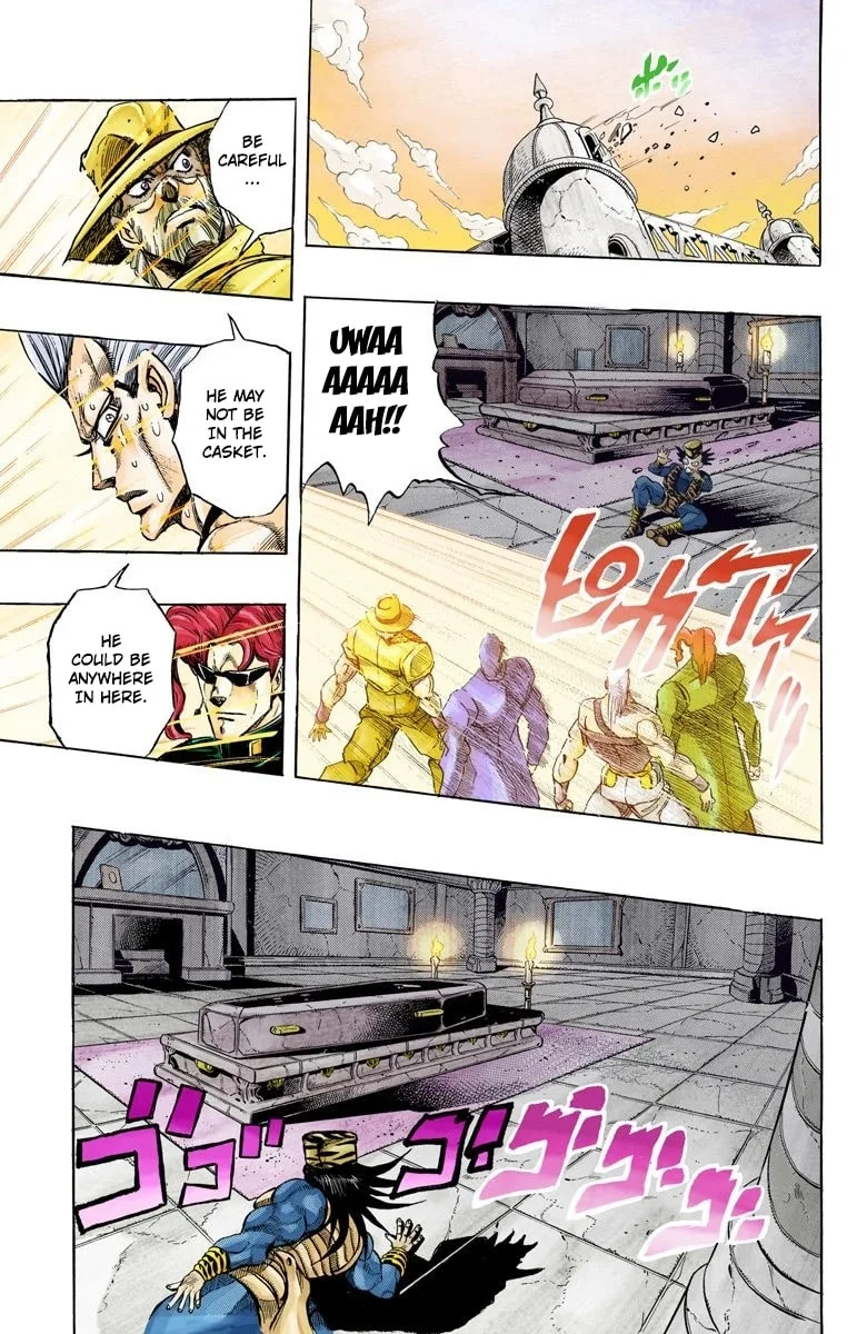 JoJo no Kimyou na Bouken Part 3: Stardust Crusaders Colored Manga β Chapter 136 β Page 9