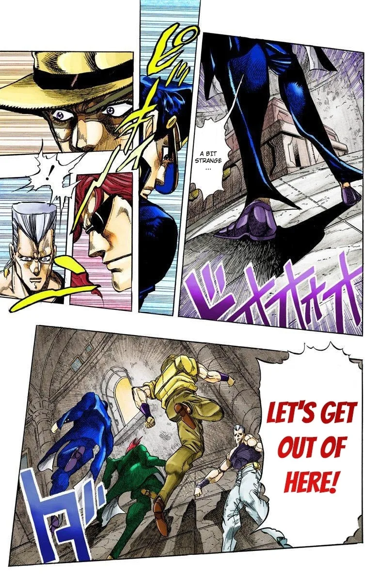 JoJo no Kimyou na Bouken Part 3: Stardust Crusaders Colored Manga — Chapter 137 — Page 3