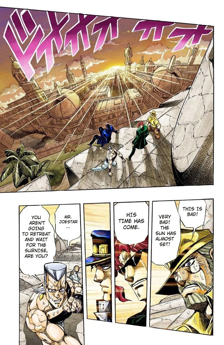 JoJo no Kimyou na Bouken Part 3: Stardust Crusaders Colored Manga — Chapter 137 — Page 7