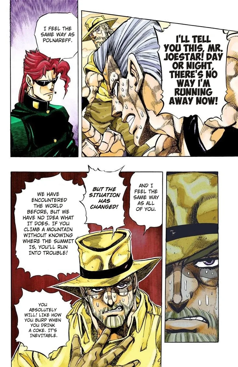 JoJo no Kimyou na Bouken Part 3: Stardust Crusaders Colored Manga — Chapter 137 — Page 8