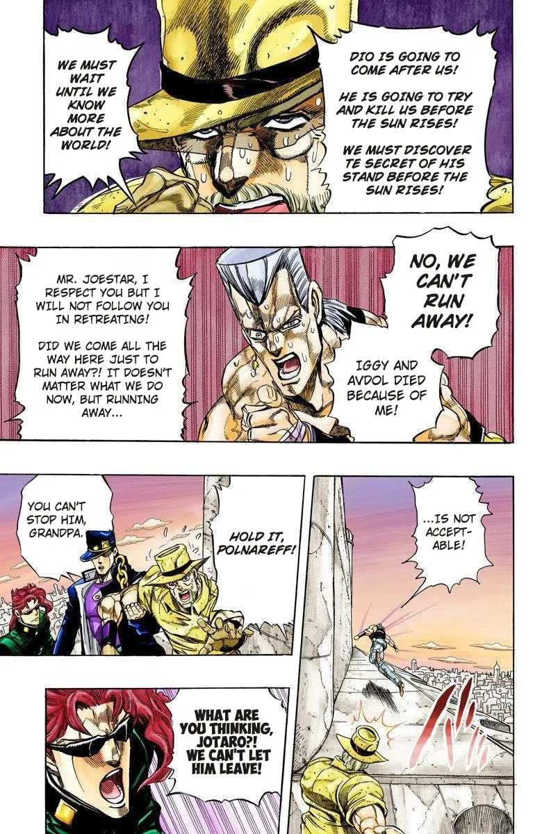 JoJo no Kimyou na Bouken Part 3: Stardust Crusaders Colored Manga — Chapter 137 — Page 9