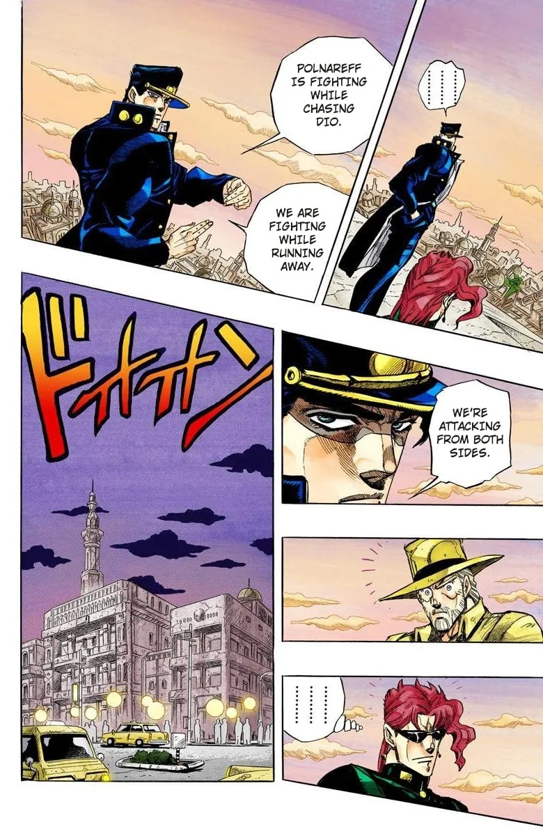 JoJo no Kimyou na Bouken Part 3: Stardust Crusaders Colored Manga — Chapter 137 — Page 10