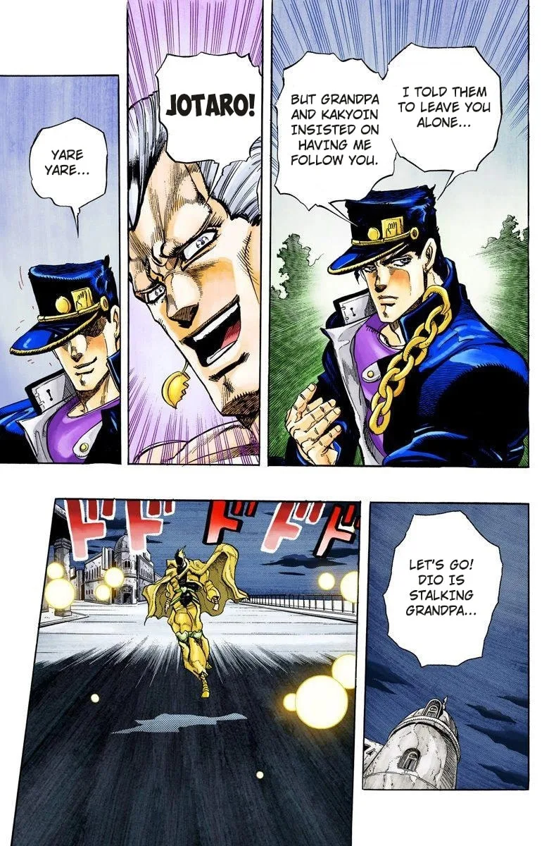 JoJo no Kimyou na Bouken Part 3: Stardust Crusaders Colored Manga — Chapter 137 — Page 15