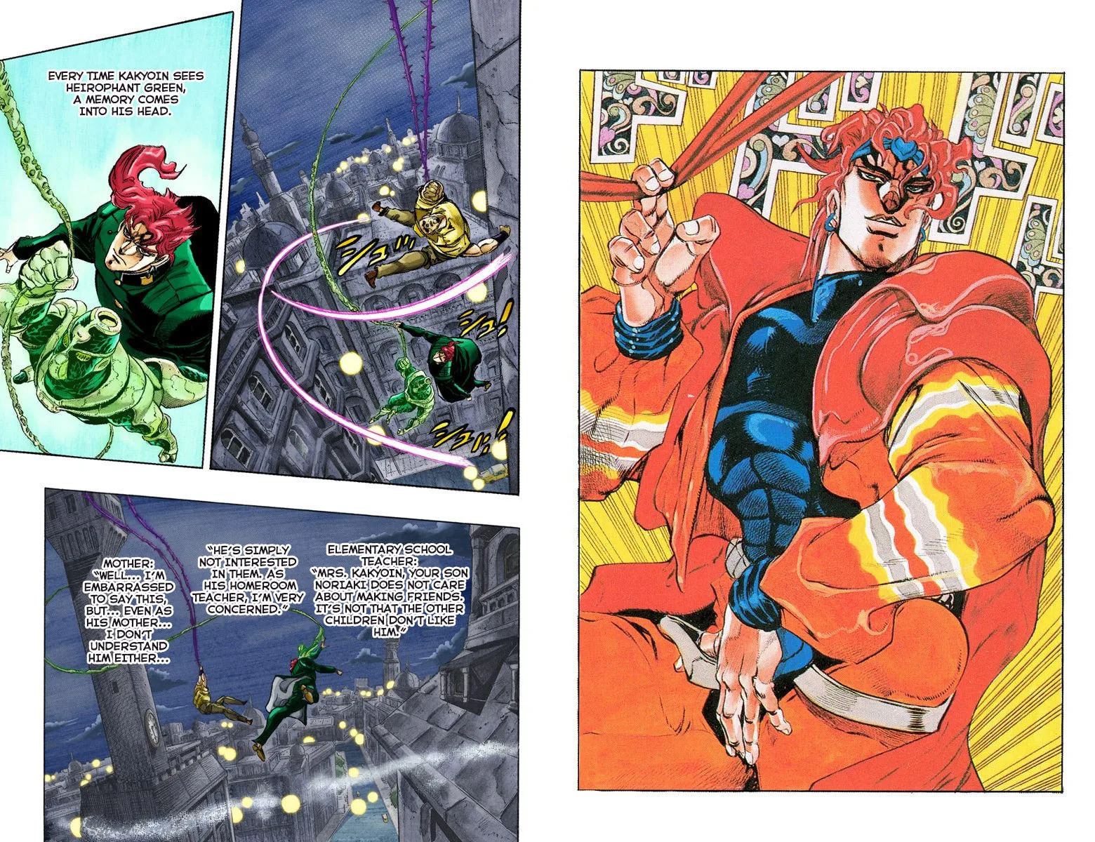 JoJo no Kimyou na Bouken Part 3: Stardust Crusaders Colored Manga — Chapter 140 — Page 3