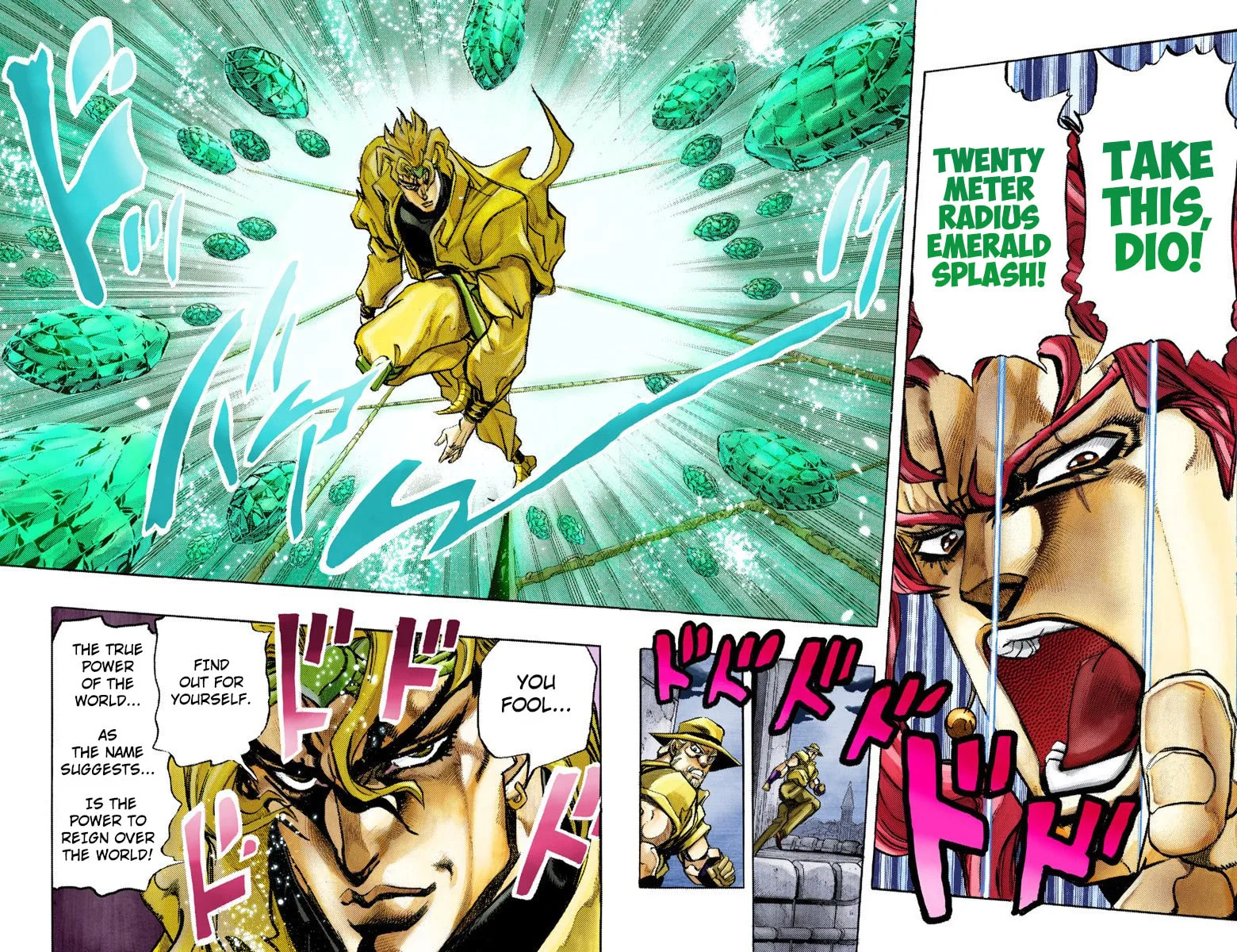 JoJo no Kimyou na Bouken Part 3: Stardust Crusaders Colored Manga — Chapter 140 — Page 8