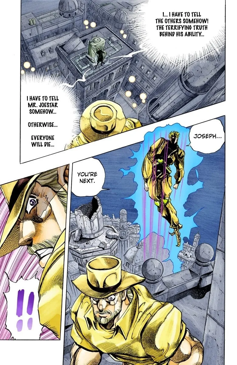 JoJo no Kimyou na Bouken Part 3: Stardust Crusaders Colored Manga — Chapter 141 — Page 8