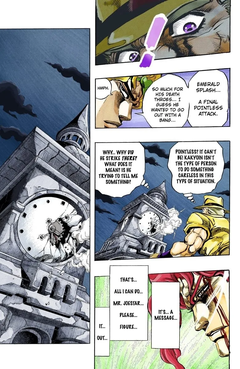 JoJo no Kimyou na Bouken Part 3: Stardust Crusaders Colored Manga — Chapter 141 — Page 12