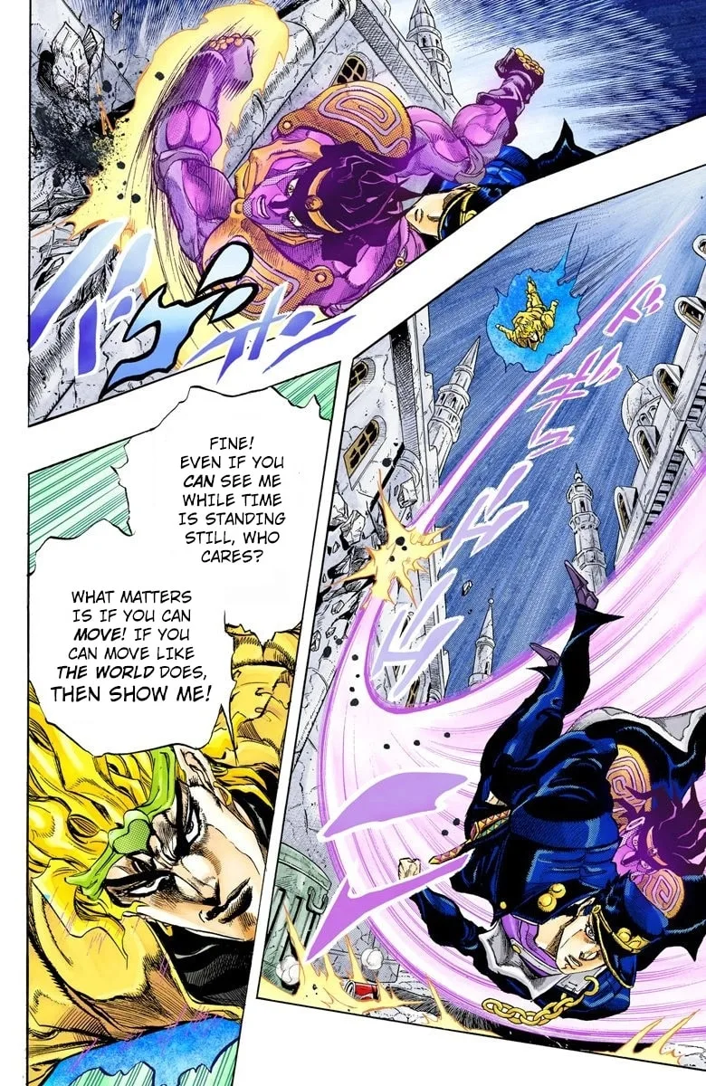 JoJo no Kimyou na Bouken Part 3: Stardust Crusaders Colored Manga — Chapter 144 — Page 7