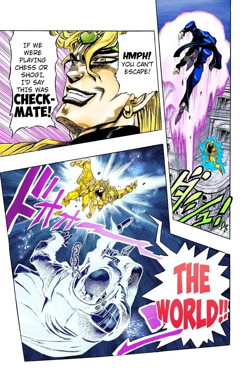 JoJo no Kimyou na Bouken Part 3: Stardust Crusaders Colored Manga — Chapter 145 — Page 12