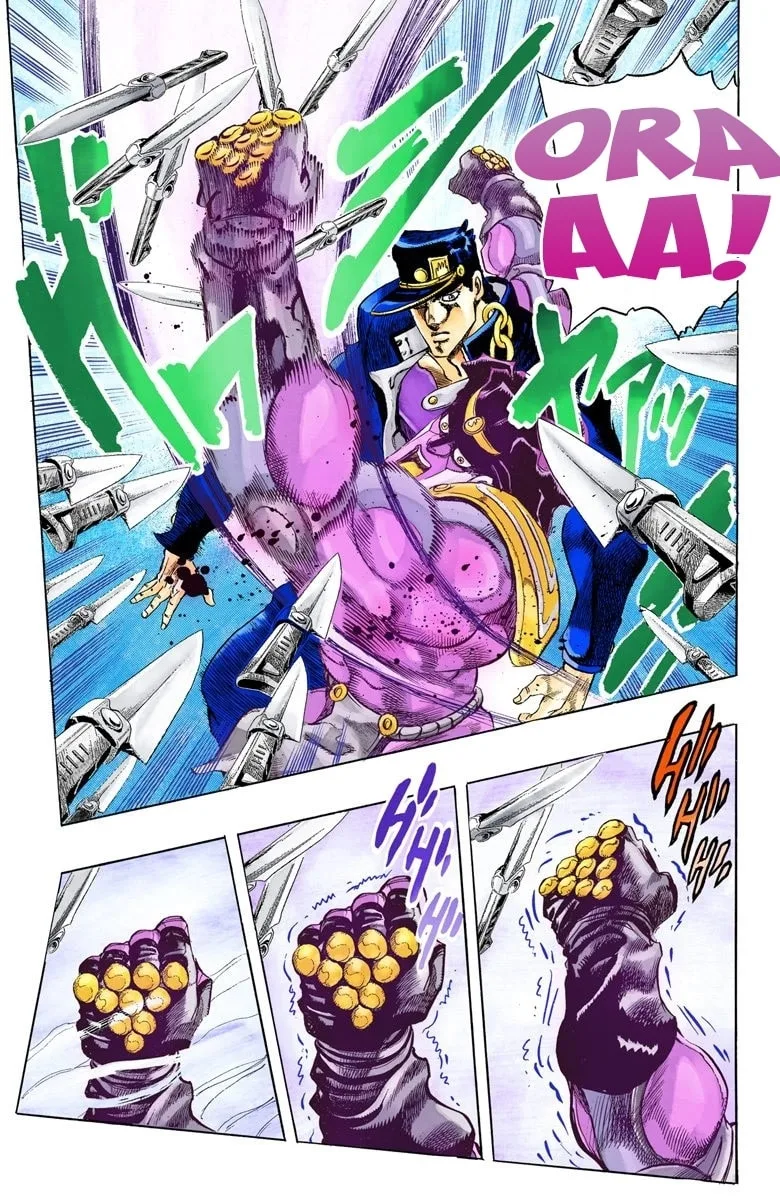 JoJo no Kimyou na Bouken Part 3: Stardust Crusaders Colored Manga — Chapter 145 — Page 16