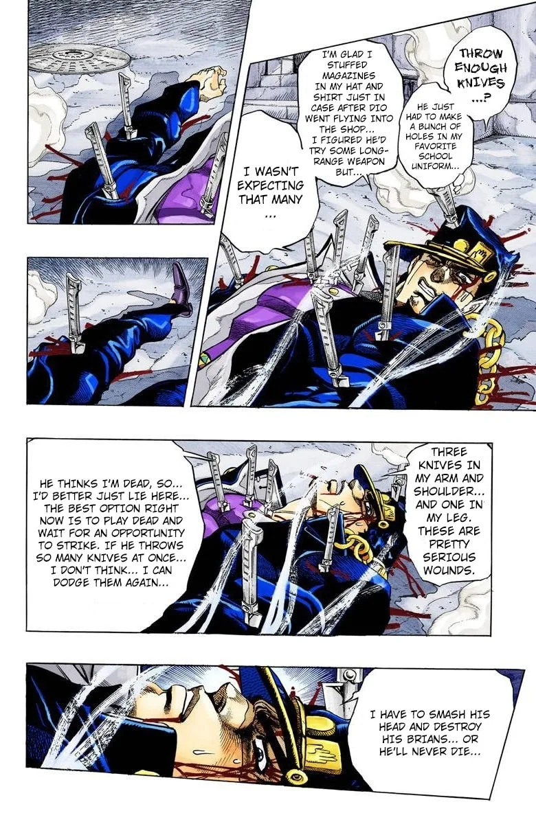 JoJo no Kimyou na Bouken Part 3: Stardust Crusaders Colored Manga — Chapter 146 — Page 8