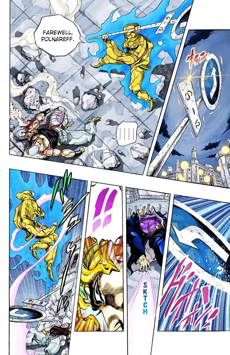 JoJo no Kimyou na Bouken Part 3: Stardust Crusaders Colored Manga — Chapter 147 — Page 4
