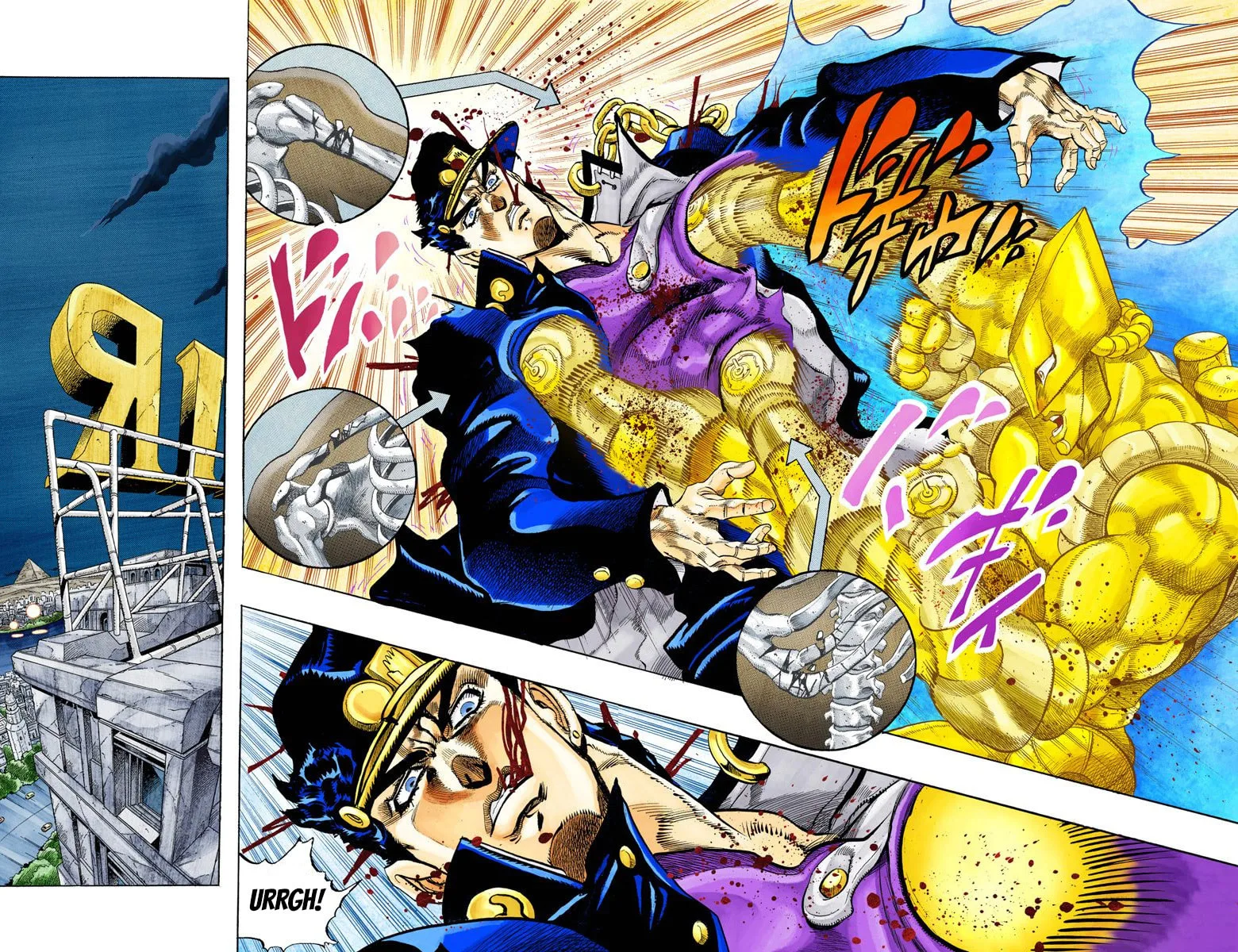 JoJo no Kimyou na Bouken Part 3: Stardust Crusaders Colored Manga — Chapter 150 — Page 4