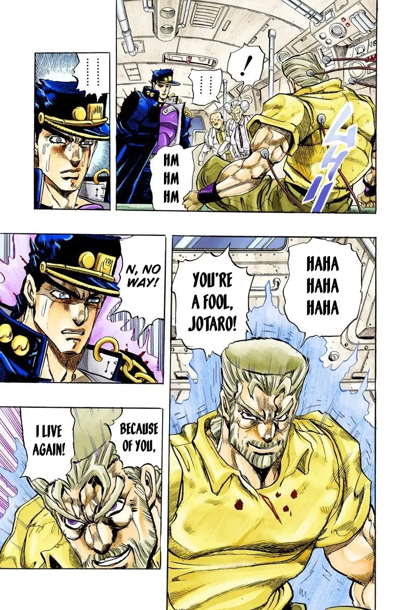 JoJo no Kimyou na Bouken Part 3: Stardust Crusaders Colored Manga β Chapter 152 END β Page 10