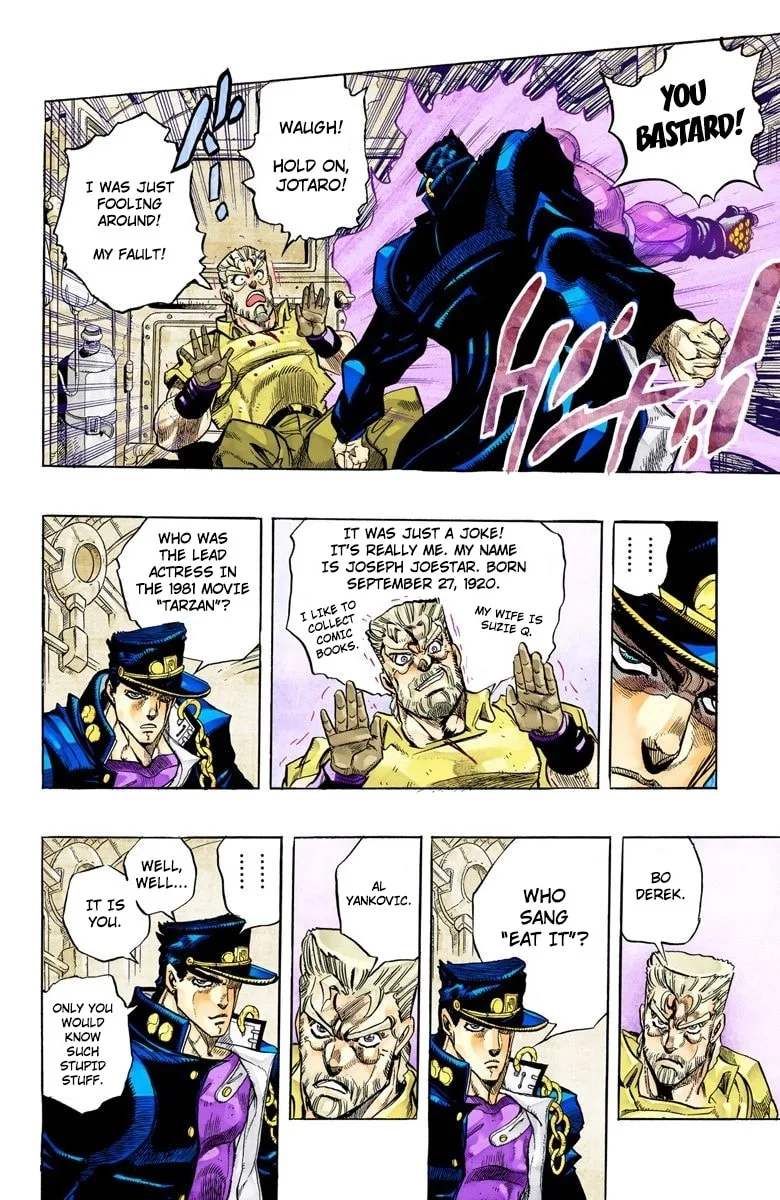 JoJo no Kimyou na Bouken Part 3: Stardust Crusaders Colored Manga β Chapter 152 END β Page 11
