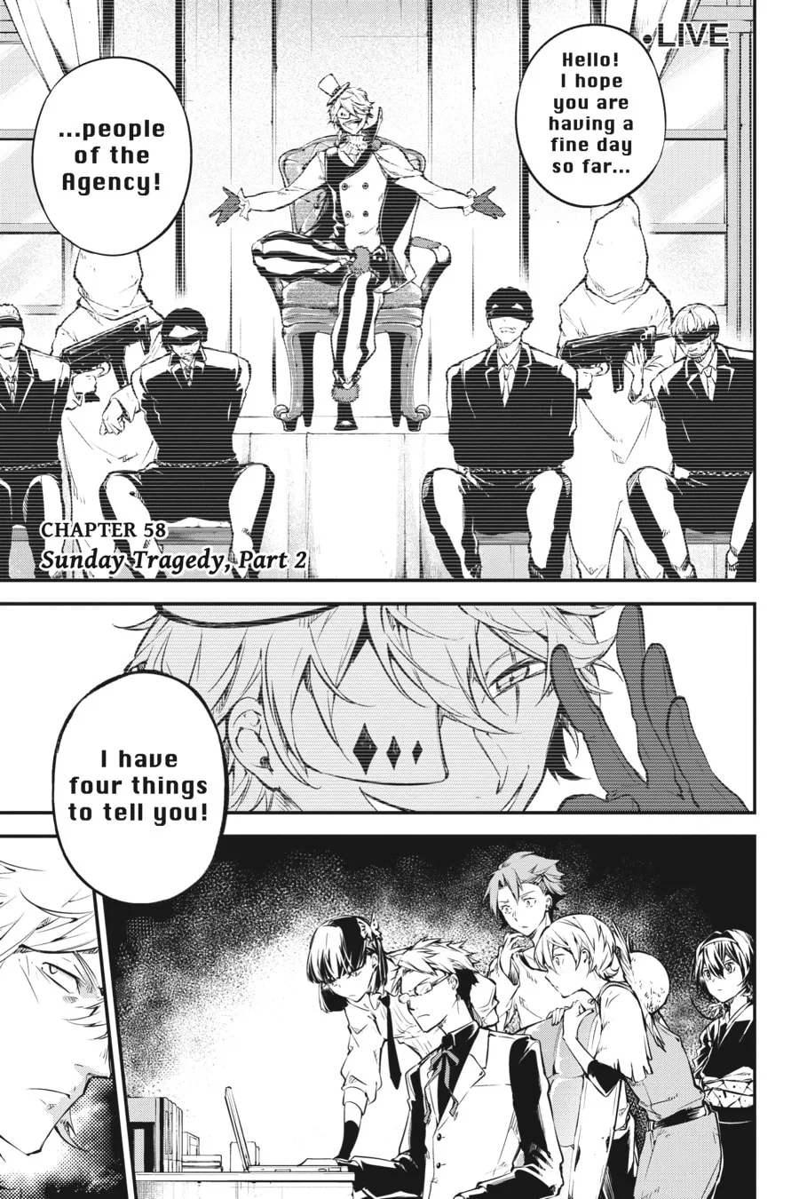 Bungo Stray Dogs — Chapter 58 — Page 1