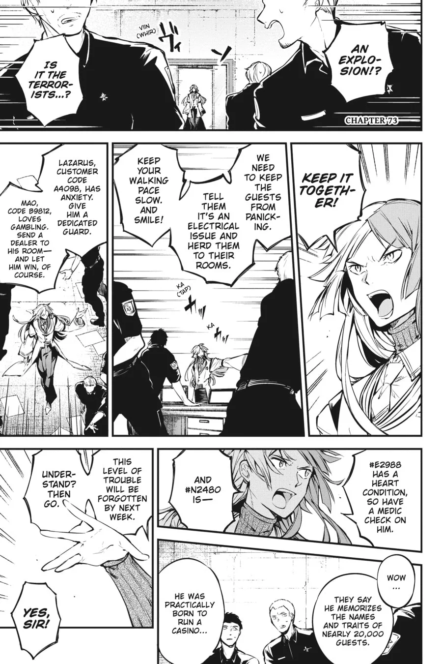 Bungo Stray Dogs — Chapter 73 — Page 1