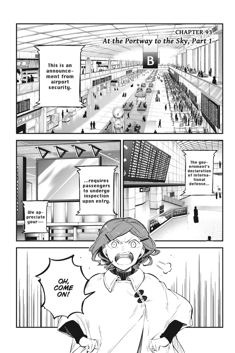 Bungo Stray Dogs β Chapter 93 β Page 1