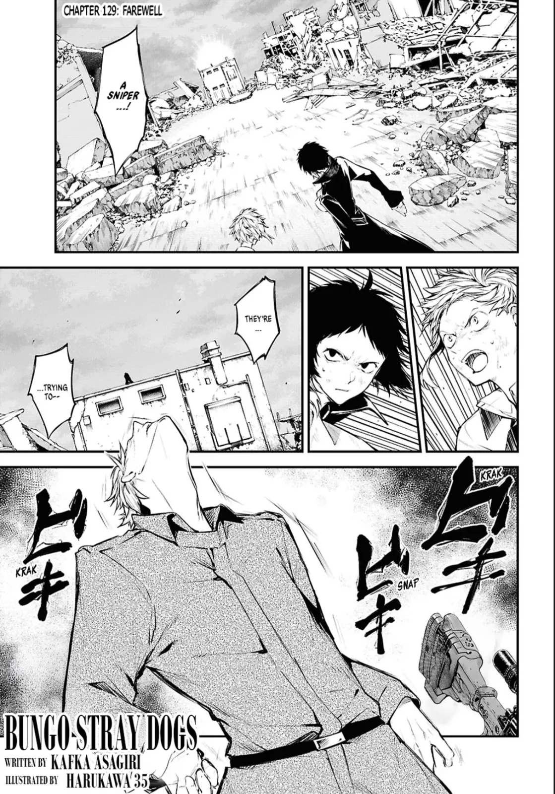 Bungo Stray Dogs — Chapter 129 — Page 1
