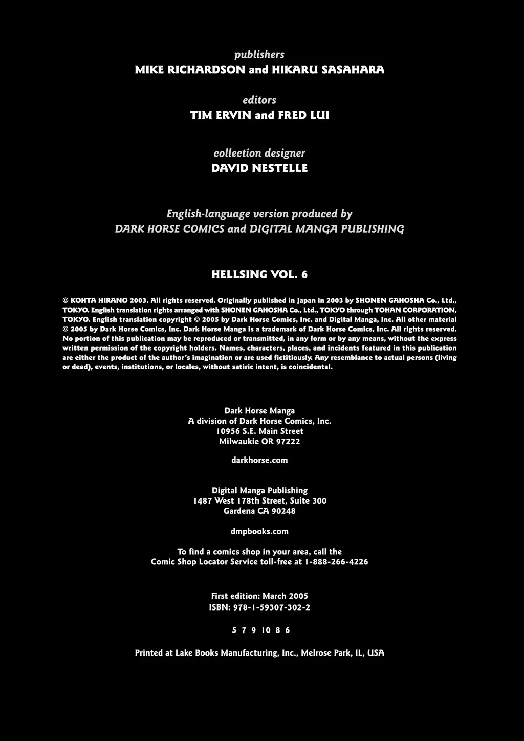 Hellsing β Chapter Vol 6 β Page 4
