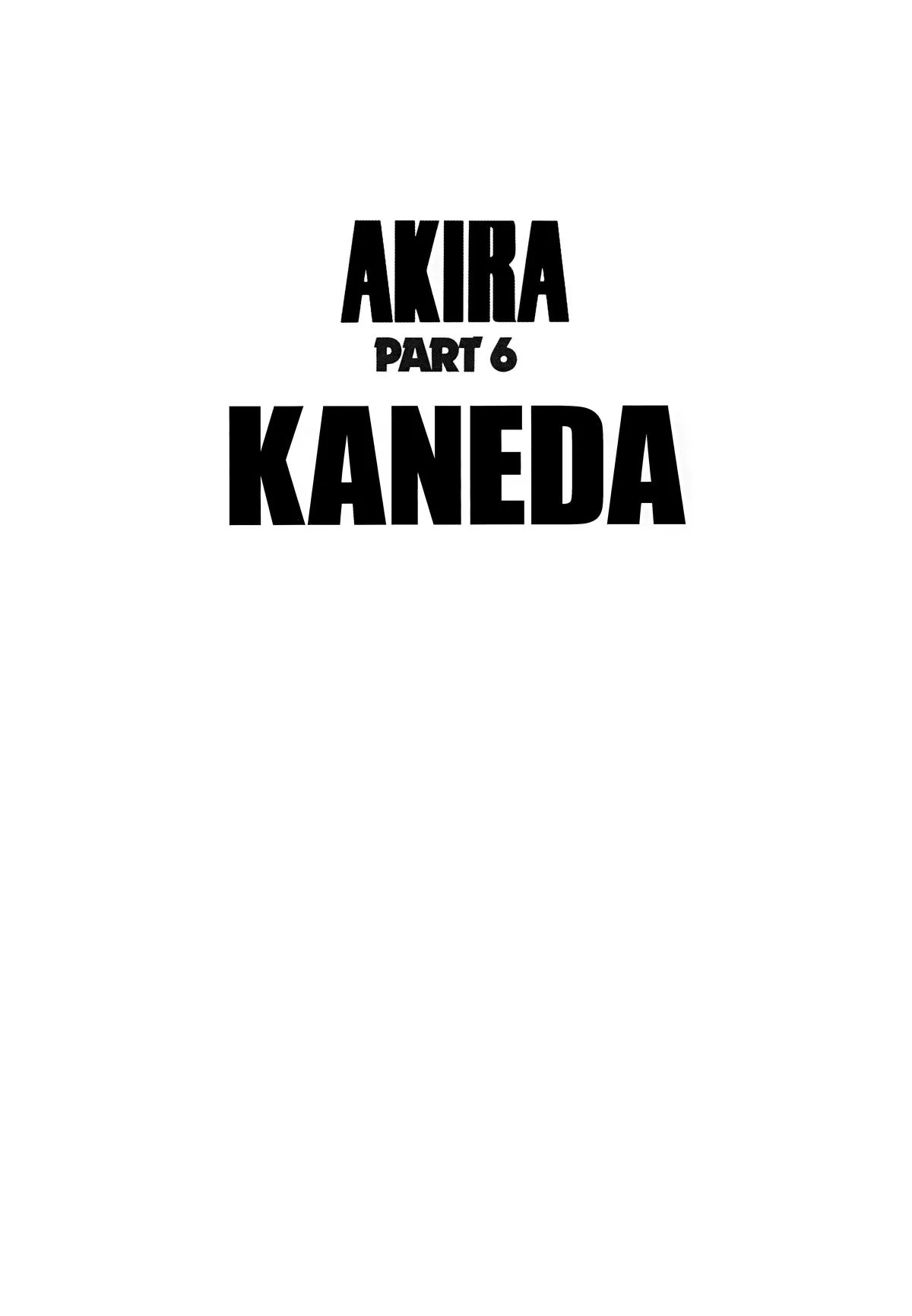 Akira — Chapter Vol 6 — Page 6